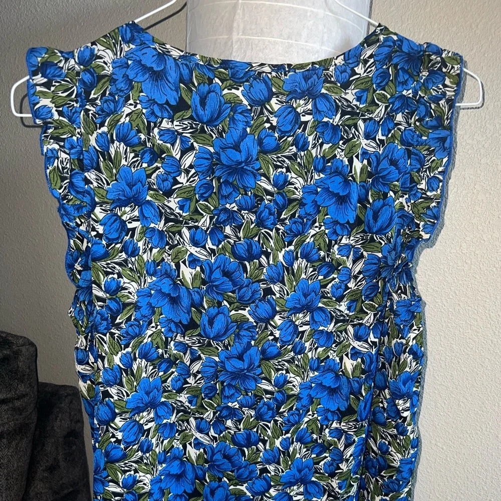 Ruffle Trim Floral Top - Picture 5 of 6